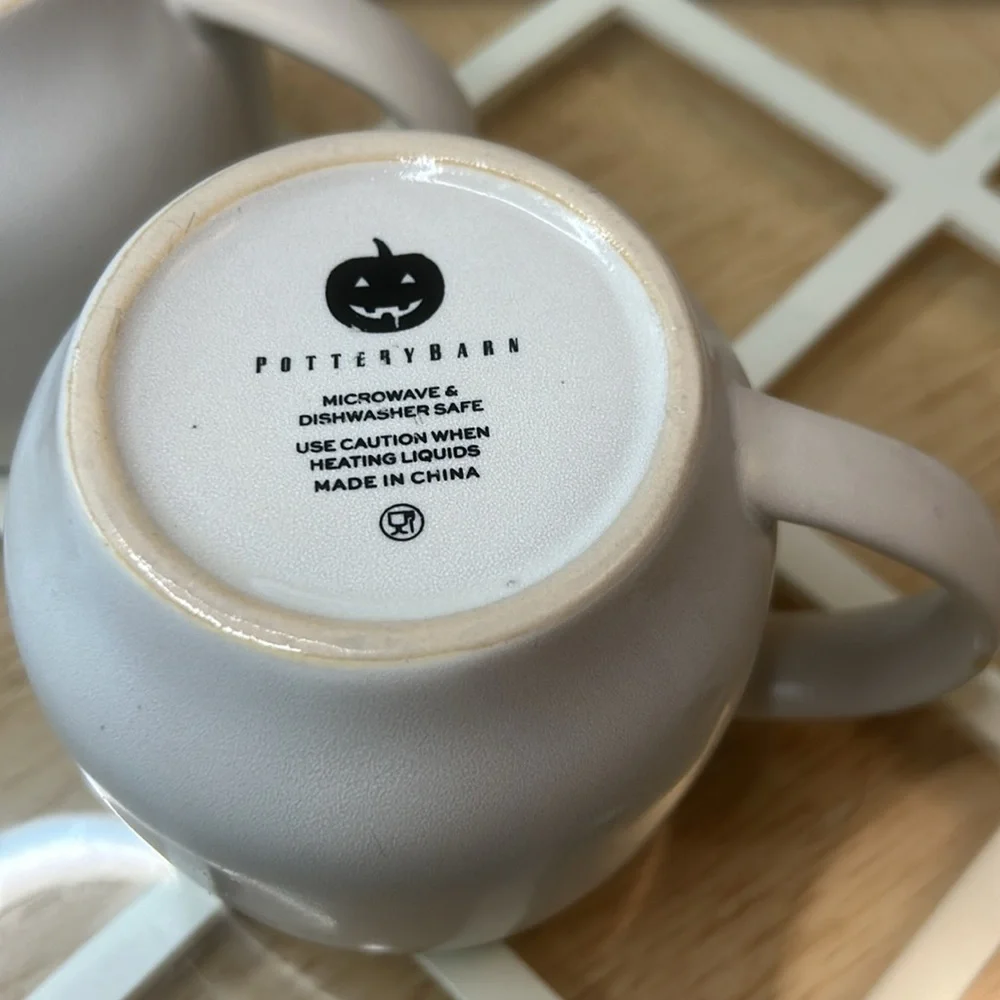 Pottery Barn Ghost Mug